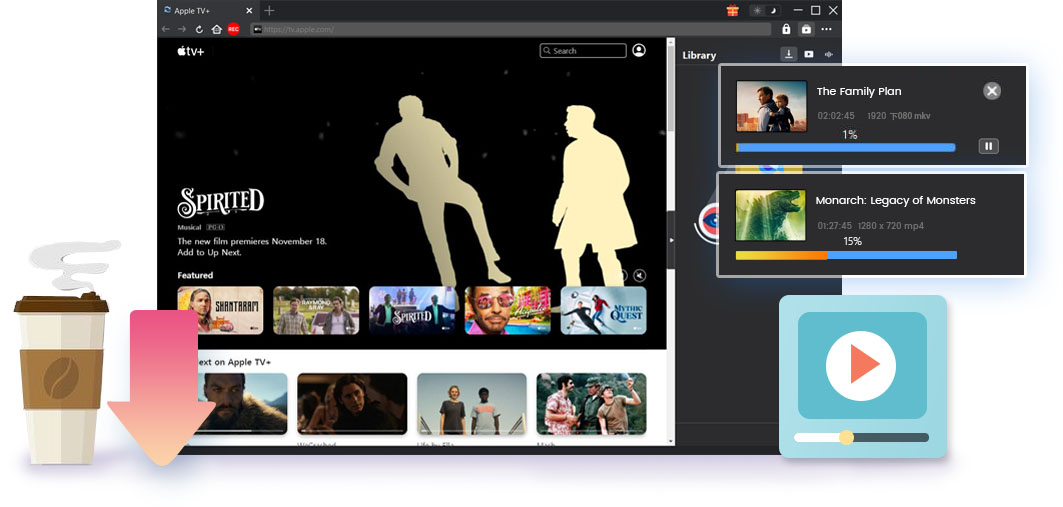 Apple TV+ Downloader features